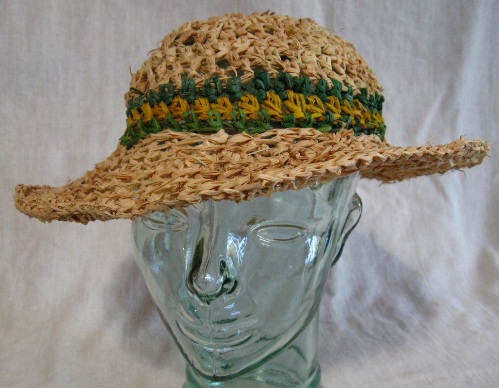 Hat with Yellow/Green Band