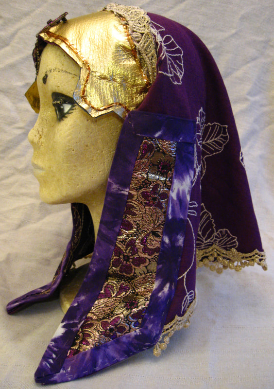 Purple Egyptian Headdress